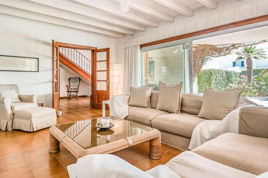La Calma Espectacular Villa Con Jardin Y Piscina En Menorca S'Algar Extérieur photo