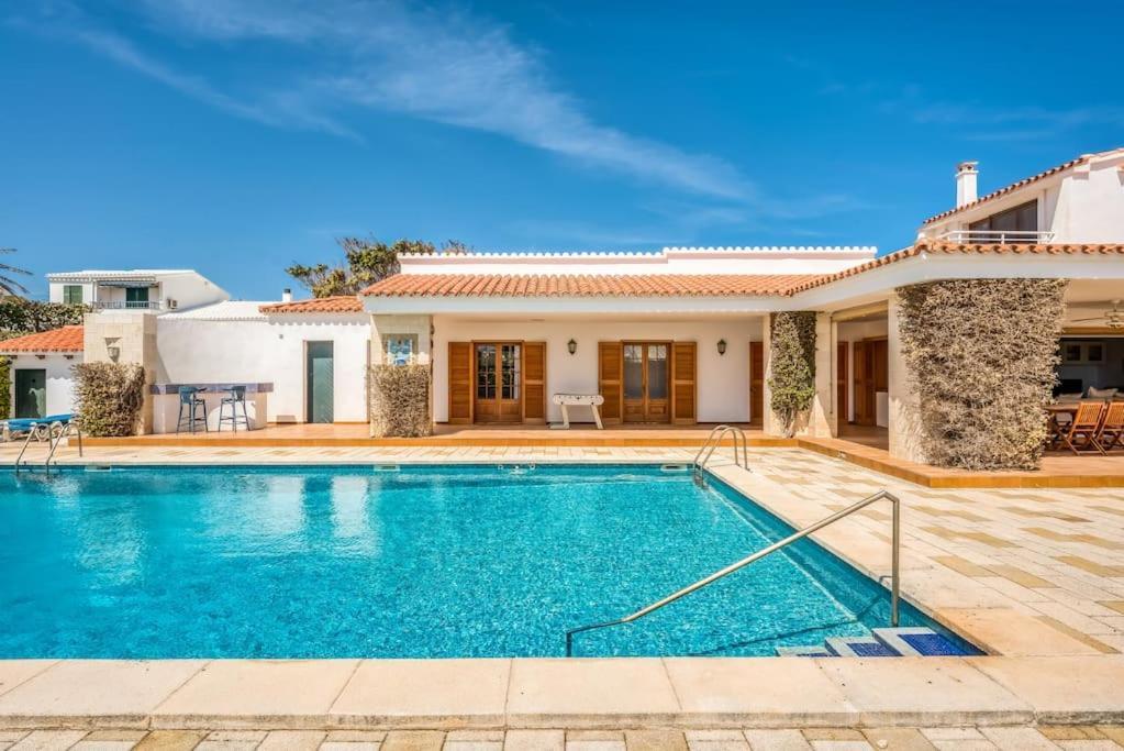 La Calma Espectacular Villa Con Jardin Y Piscina En Menorca S'Algar Extérieur photo