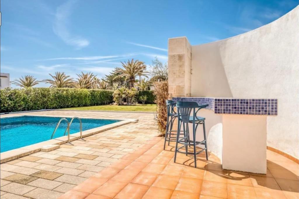 La Calma Espectacular Villa Con Jardin Y Piscina En Menorca S'Algar Extérieur photo