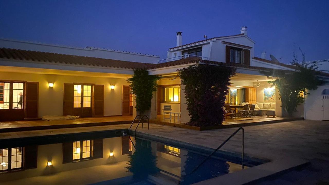 La Calma Espectacular Villa Con Jardin Y Piscina En Menorca S'Algar Extérieur photo