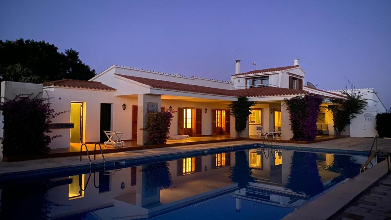La Calma Espectacular Villa Con Jardin Y Piscina En Menorca S'Algar Extérieur photo
