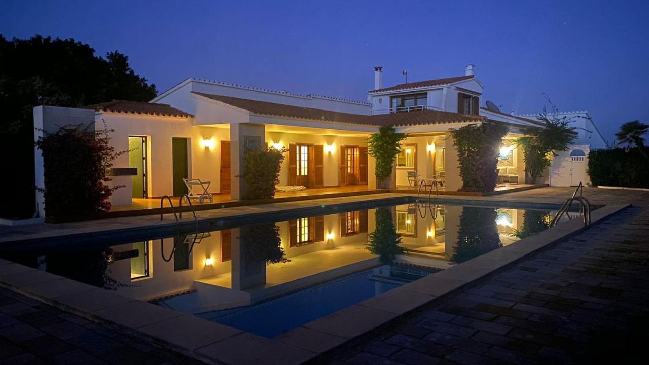 La Calma Espectacular Villa Con Jardin Y Piscina En Menorca S'Algar Extérieur photo